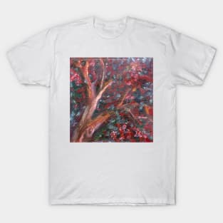 Red Gum at Dusk oil painting by Heather Holland T-Shirt